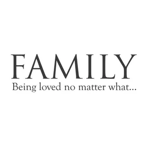 Family Loved No Matter What Quote Wallpaper
