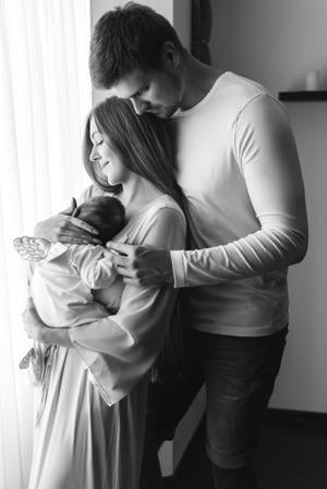 Family Postnatal Photoshoot Wallpaper