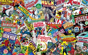 Famous Comic Book Collection Wallpaper