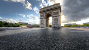 Famous Paris Arch Wallpaper