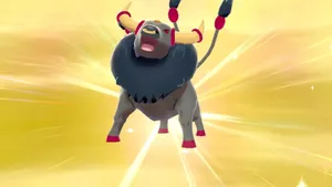 Fan-made Paldean Tauros Wallpaper