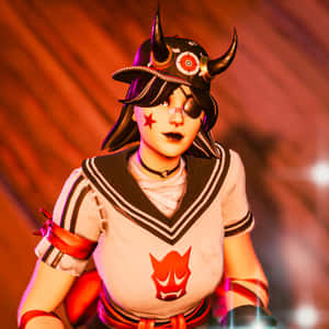 Fanatical Fortnite Gamer Embracing The Battle Wallpaper