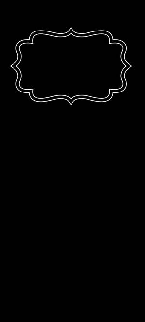 Fancy Frame Minimal Dark Iphone Wallpaper