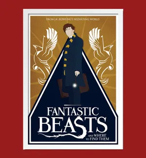 Fantastic Beasts And Where To Find Them Fanart Poster Wallpaper