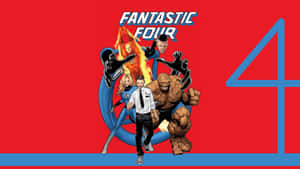 Fantastic Four Team Illustration Wallpaper