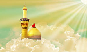 Fantasy Islamic Karbala Mosque Wallpaper