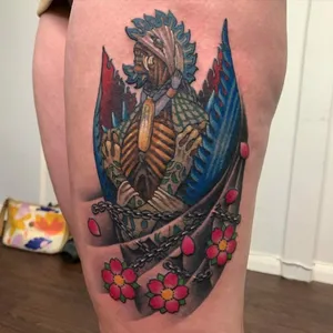 Fantasy Knight Tattoo Art Wallpaper