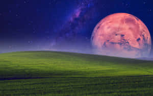 Fantasy Mars Over Bliss Hill.jpg Wallpaper