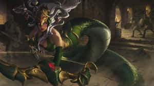 Fantasy Medusa Warrior Wallpaper