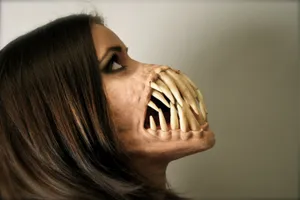 Fantasy_ Monster_ Mouth_ Makeup Wallpaper