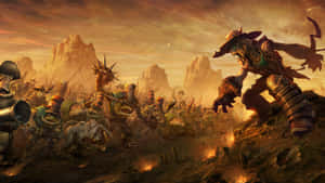 Fantasy Orc Army Charge Wallpaper