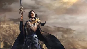 Fantasy Warrior Priestess Artwork Wallpaper