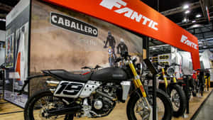 Fantic Caballero Motorcycle Exhibition Wallpaper