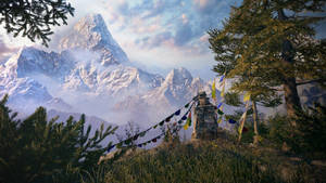 Far Cry 4 Mountain Greenery Wallpaper