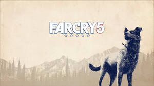 Far Cry 5 Boomer Against Brown Mountain Wallpaper