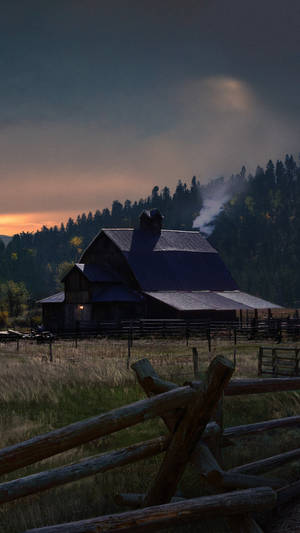 Far Cry 5 Farm House Night Iphone Wallpaper