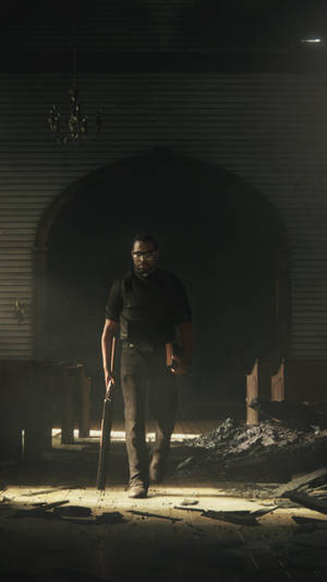 Far Cry 5 Jerome In Church Iphone Wallpaper