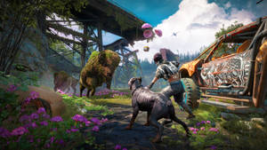 Far Cry New Dawn Monstrous Bison Wallpaper