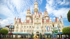 Far Far Away Castle Universal Studios Singapore Wallpaper