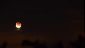 Far Lunar Eclipse Wallpaper