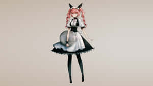 Faris Nyannyan Striking A Cute Pose In Stylish Attire. Wallpaper