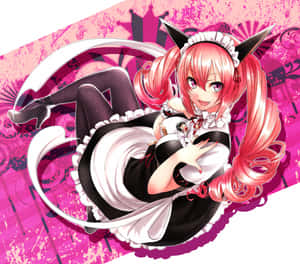 Faris Nyannyan Striking A Playful Pose Wallpaper