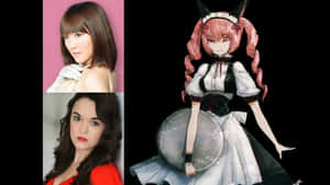 Faris Nyannyan Striking A Pose In Her Iconic Outfit Wallpaper