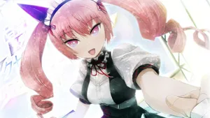 Faris Nyannyan Striking A Pose In Her Stunning Outfit Wallpaper