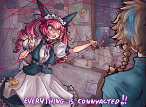 Faris Nyannyan Striking A Pose In Her Stylish Outfit Wallpaper