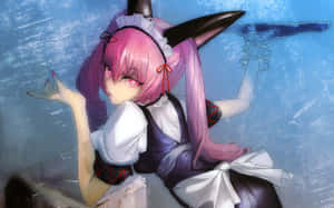 Faris Nyannyan Striking A Pose In Her Vibrant Outfit Wallpaper