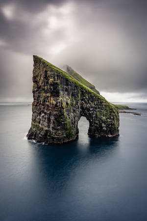 Faroe Islands Drangarnir Formation Wallpaper