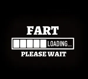 Fart Loading Funny Graphic Wallpaper
