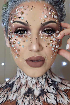 Fascinating Fantasy Makeup Unleashing Creativity Wallpaper