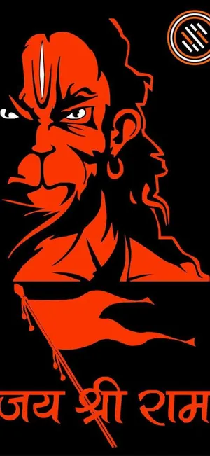 Fascinating Hd Portrait Of Bajrang Dal Hanuman Wallpaper