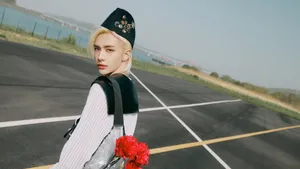 Fashion Model On Runway Wallpaper