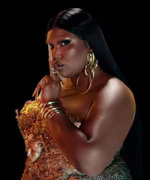 Fat Black Woman Shush Wallpaper