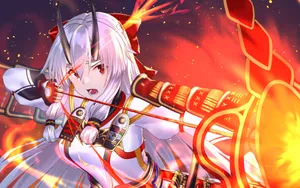 Fate Grand Order Tomoe Gozen Archer Wallpaper