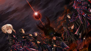 Fate Zero With Dark Characters Wallpaper