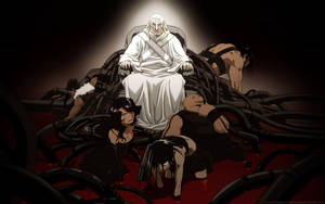 Father And His Homunculi In Fullmetal Alchemist Wallpaper