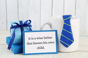 Fathers Day Giftand Quote Wallpaper