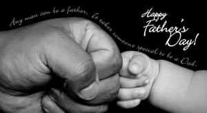 Fathers Day Handin Hand Quote Wallpaper