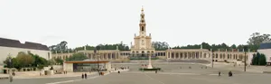 Fatima Sanctuary Panoramic Front View Photo Wallpaper