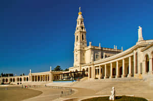 Fatima Sanctuary Side View Photo Wallpaper