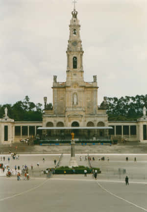 Fatima Sanctuary Vintage Aesthetic Photo Wallpaper