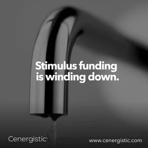 Faucet Dripping Stimulus Funding Message Wallpaper