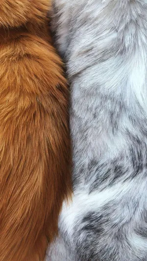 Faux Fur Fabric Textures Wallpaper