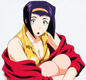 Faye Valentine Striking A Pose Wallpaper