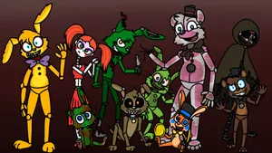 Fazbear Frights Creepy Animatronics Wallpaper Wallpaper