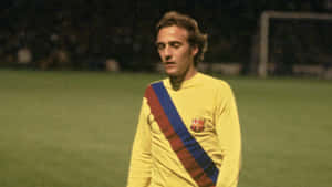 Fc Barcelona Johan Cruyff Closed Eyes Wallpaper