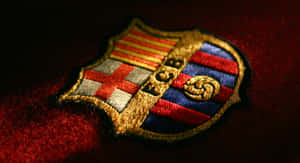 Fc Barcelona Logo Patch Desktop Wallpaper